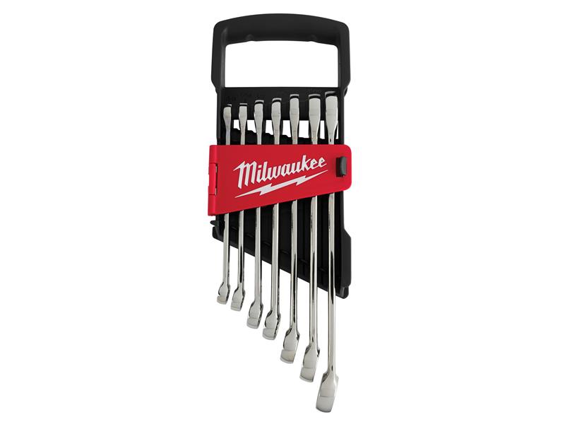 MAX BITE Ratcheting Metric Combination Spanner Set, 7 Piece