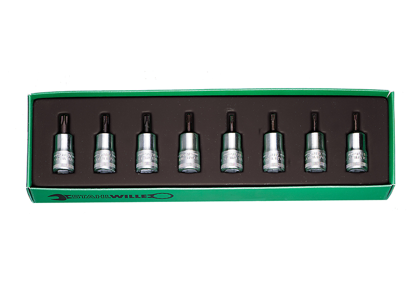 TORX Bit Socket 3/8in Drive Set, 8 Piece