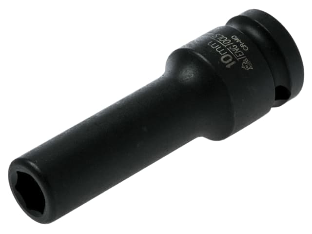 Deep Impact Socket Hexagon 6-Point 1/2in Drive 10mm