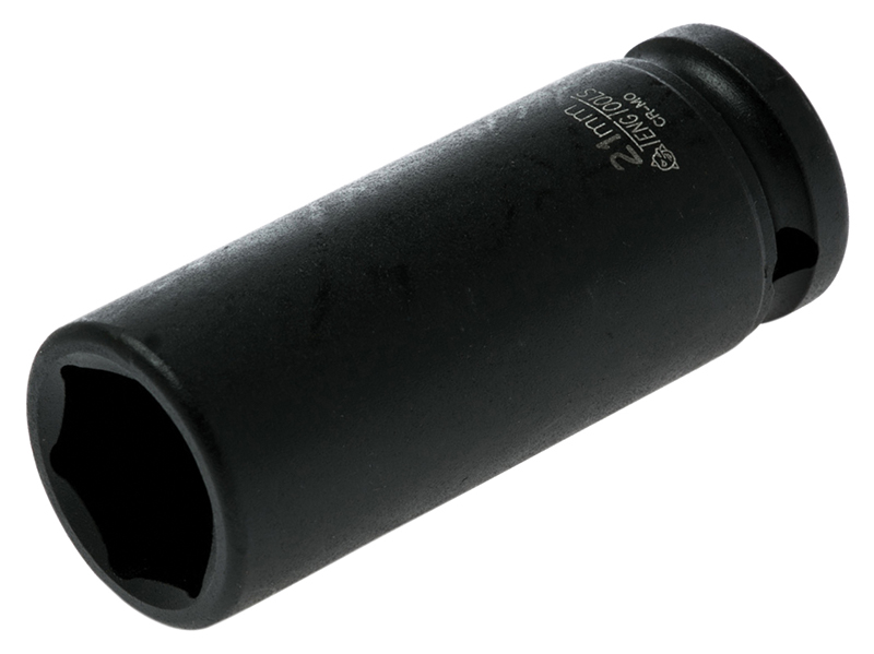 Deep Impact Socket Hexagon 6-Point 1/2in Drive 21mm