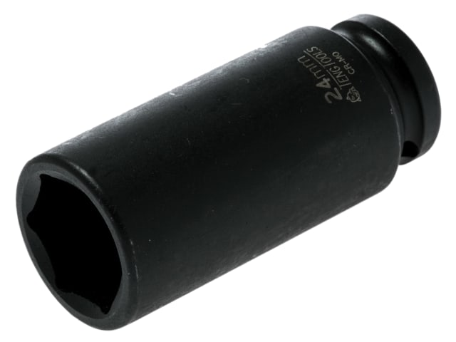 Deep Impact Socket Hexagon 6-Point 1/2in Drive 24mm