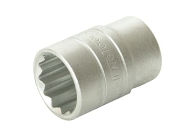 Bi-Hexagon Socket 12-Point Regular A/F 1/2in Drive 7/16in