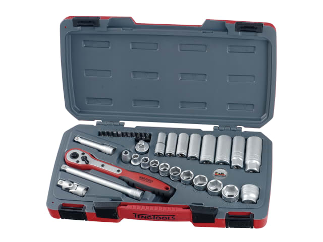 T3835AF Socket Set of 35 A/F 3/8in Drive