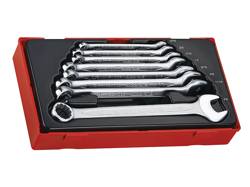 TT3592 A/F Combination Spanner Set, 8 Piece