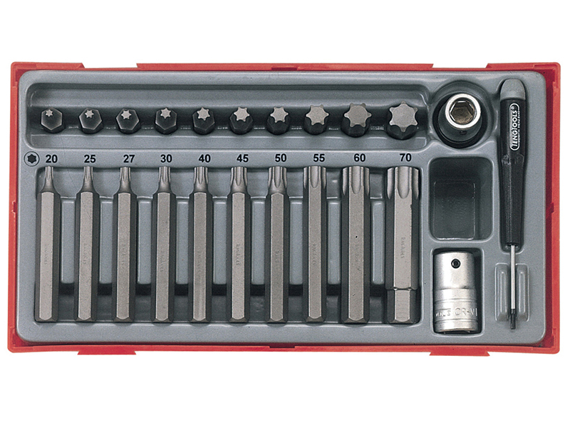 TTTX23 TX Bit Socket Set, 23 Piece - 1/2in Drive