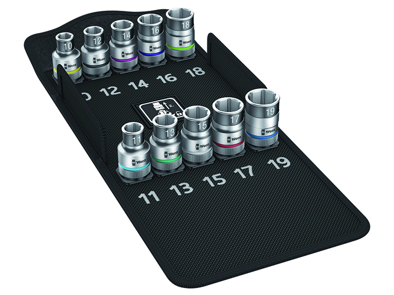 8790 HMC HF 1 Zyklop Socket Set 1/2in Drive Holding Function, 10 Piece