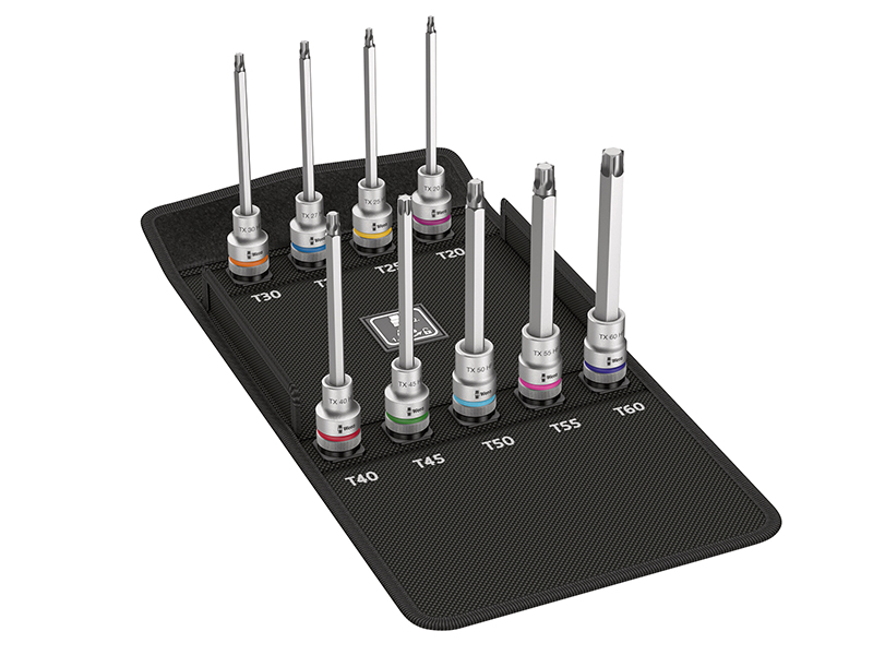 8767 C TORX HF 3 Zyklop Bit-Socket Set of 9 Metric 1/2in Drive