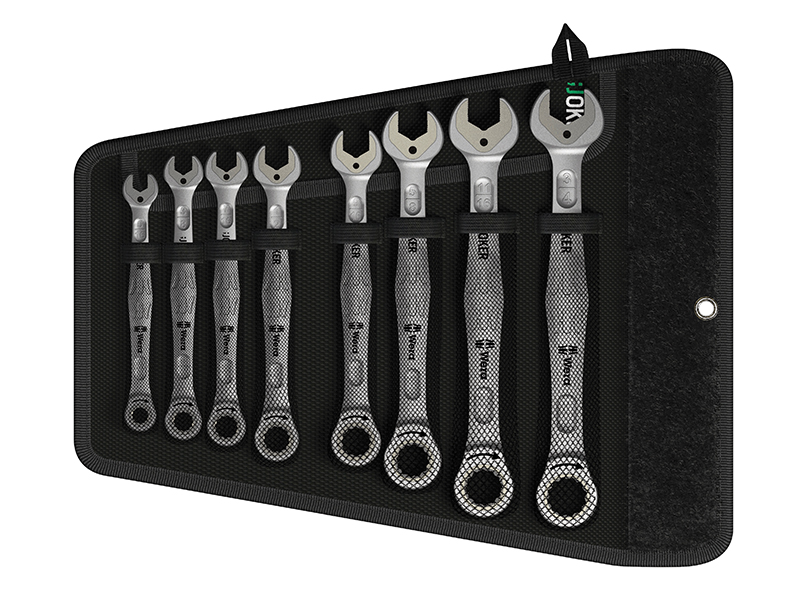 Joker Ratcheting Combination Spanner Set, 8 Piece