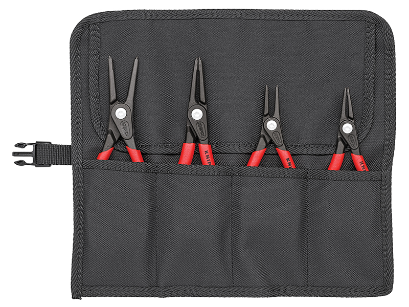 Precision Circlip Pliers Set in Roll, 4 Piece