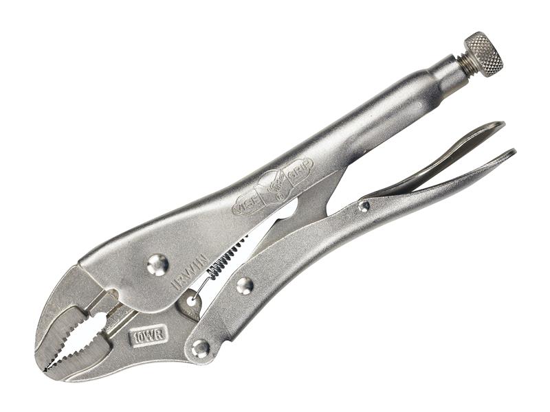 10WRC Curved Jaw Locking Pliers with Wire Cutter 254mm (10in)