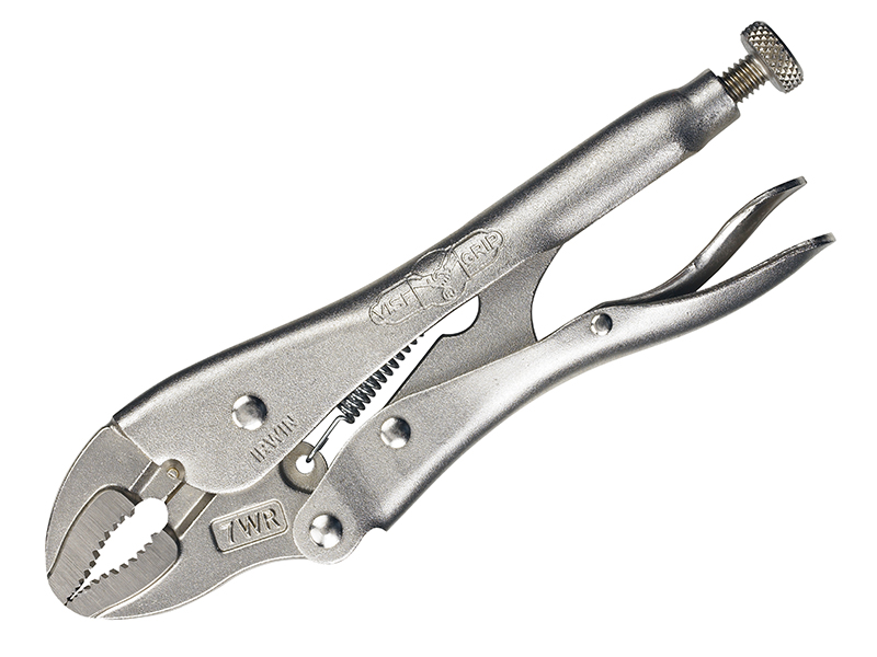 7WRC Curved Jaw Locking Pliers with Wire Cutter 178mm (7in)