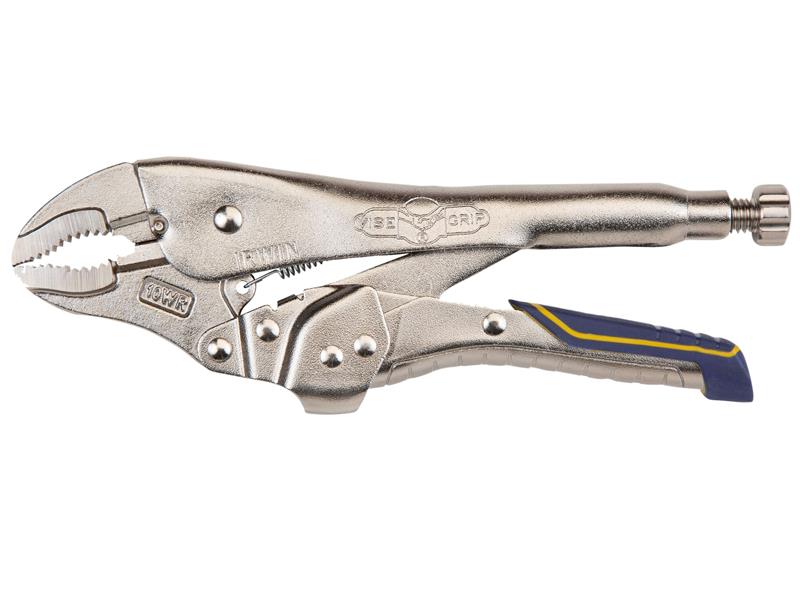 10WR Fast Release Curved Jaw Locking Pliers with Wire Cutter 254mm (10in)