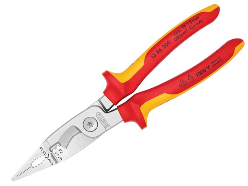 VDE Multifunctional Installation Pliers 200mm