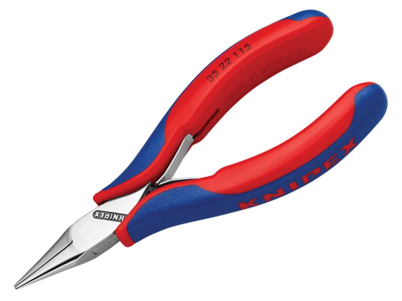 Half Round Electronics Pliers Multi-Component Grip 115mm