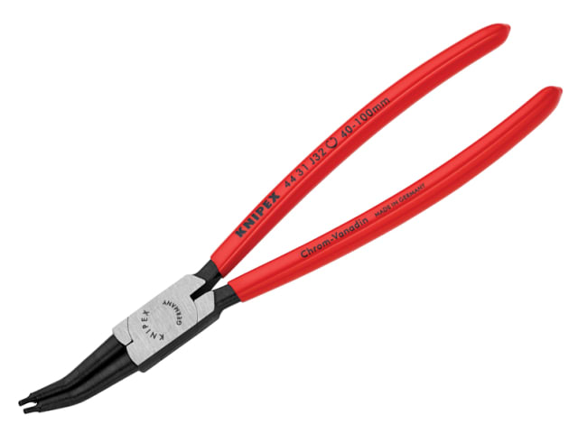 Circlip Pliers Internal 45° Bent Tip 40-100mm J32