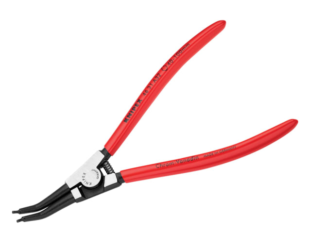 Circlip Pliers External 45° Bent Tip 40-100mm A32