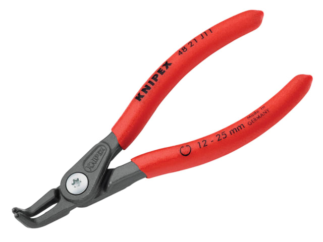 Precision Circlip Pliers Internal 90° Bent 12-25mm J11