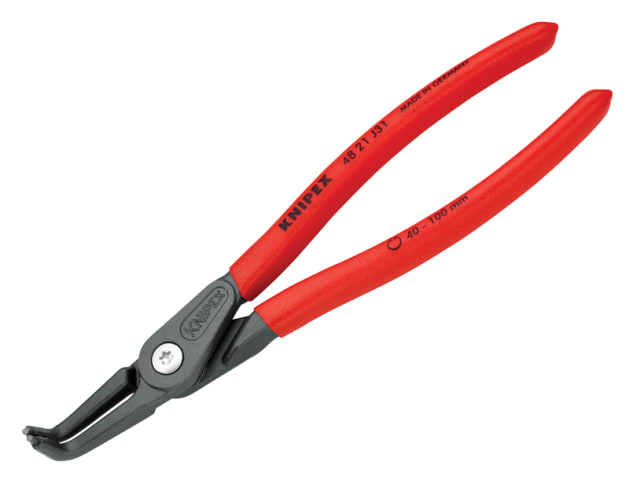 Precision Circlip Pliers Internal 90° Bent 40-100mm J31