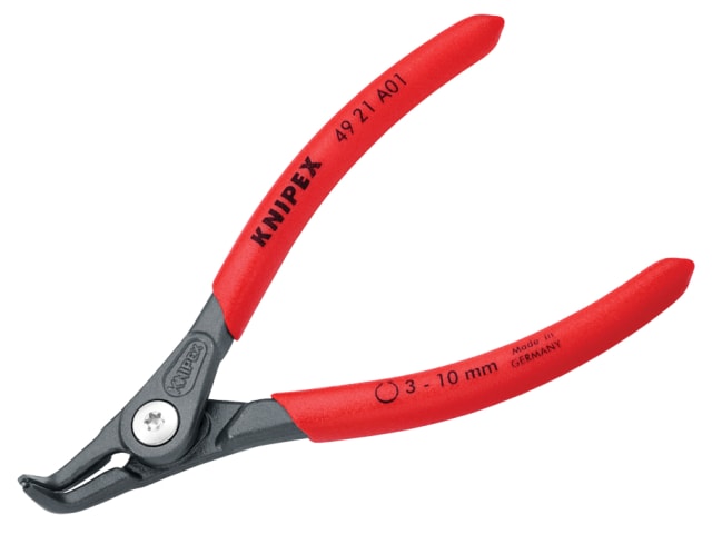 Precision Circlip Pliers External 90° Bent Tip 3-10mm A01