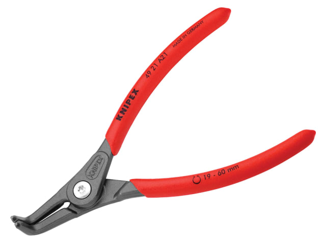 Precision Circlip Pliers External 90° Bent Tip 19-60mm A21