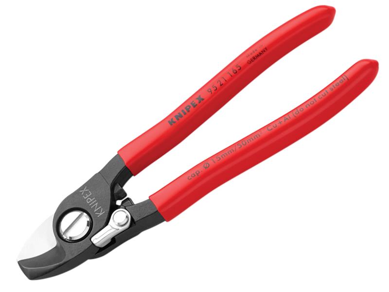 Cable Shears PVC Grip with Return Spring 165mm