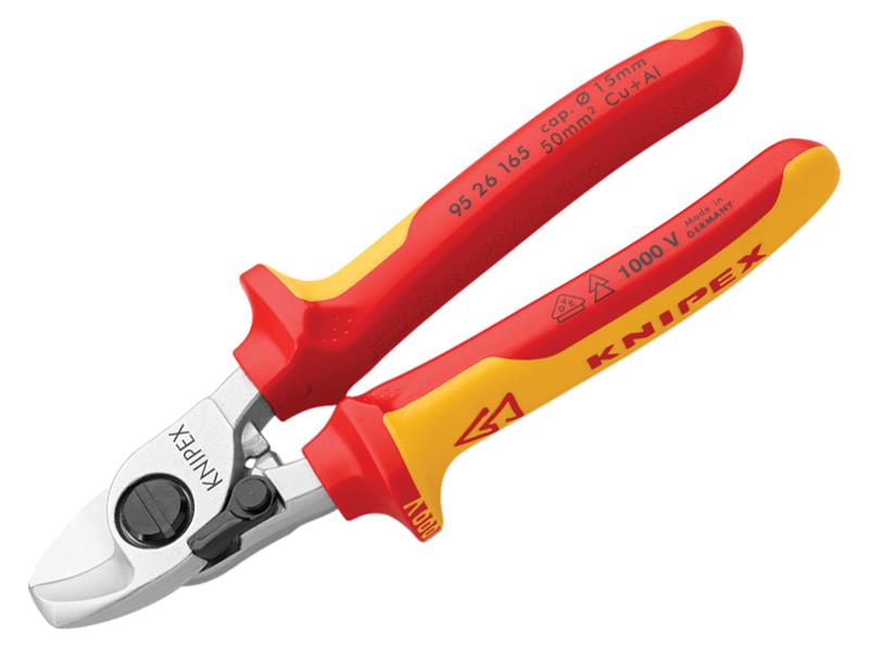 VDE Cable Shears with Return Spring 165mm