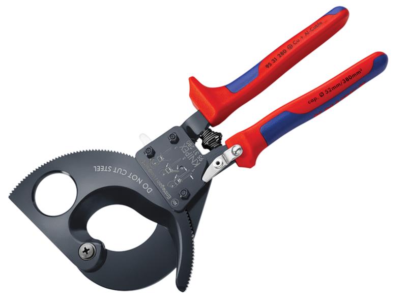 Ratchet Action Cable Shears Multi-Component Grip 280mm