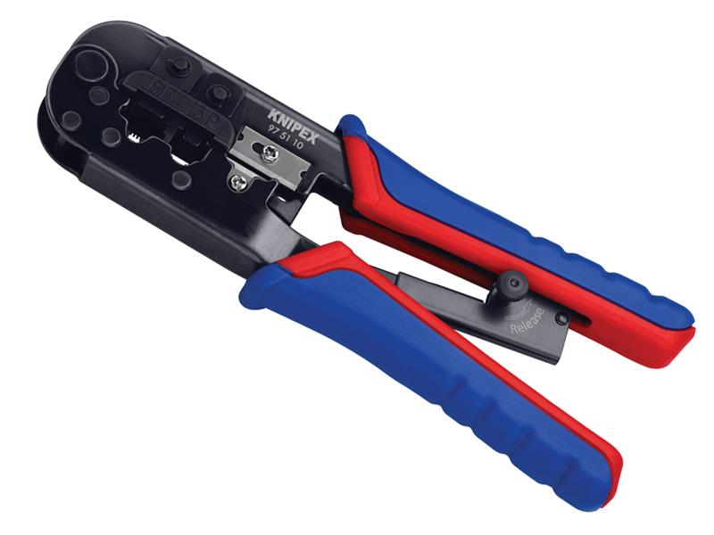 Crimping Pliers for RJ11/12 RJ45 Western Plugs