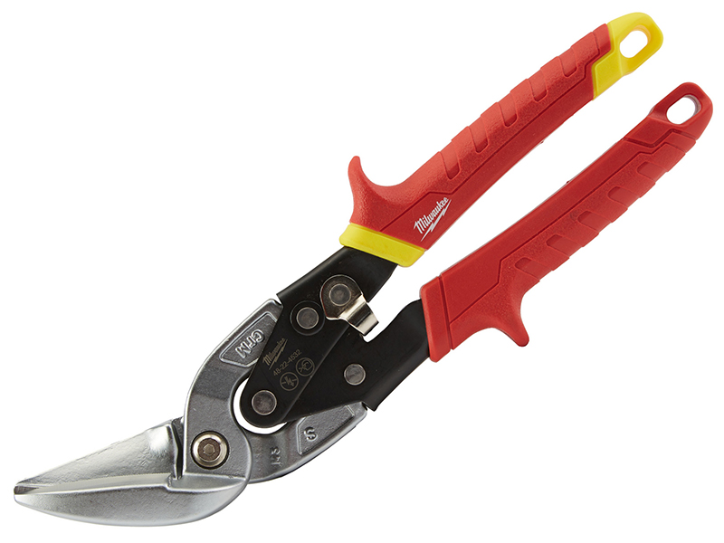 Offset Metal Aviation Snips Straight Cut