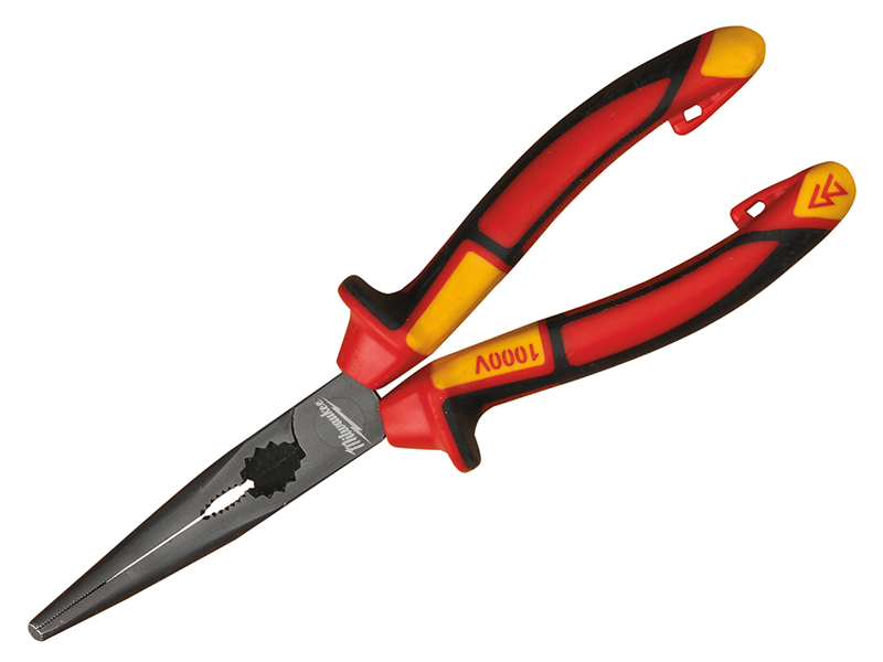 VDE Long 45° Round Nose Pliers 205mm