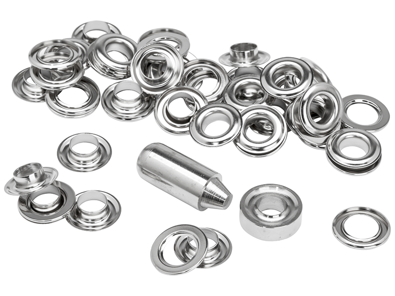 Eyelets 12 x 23mm (25) + Metal 2 Piece Anvil