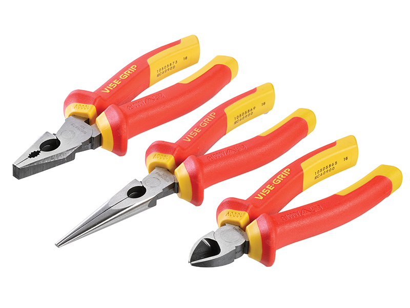 VDE Pliers Set, 3 Piece