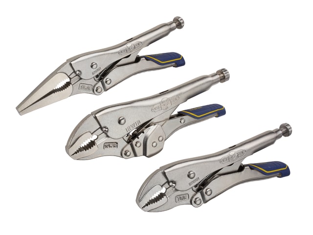 Fast Release Locking Pliers Set of 3 7R  9LN & 10WR