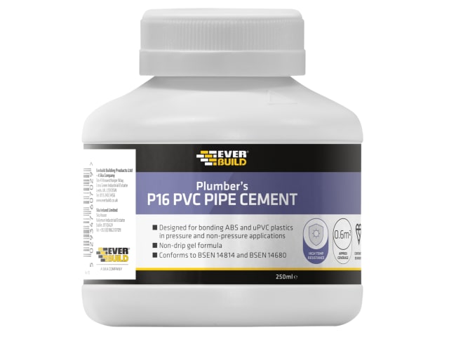 P16 Plumber's PVC Pipe Cement 250ml