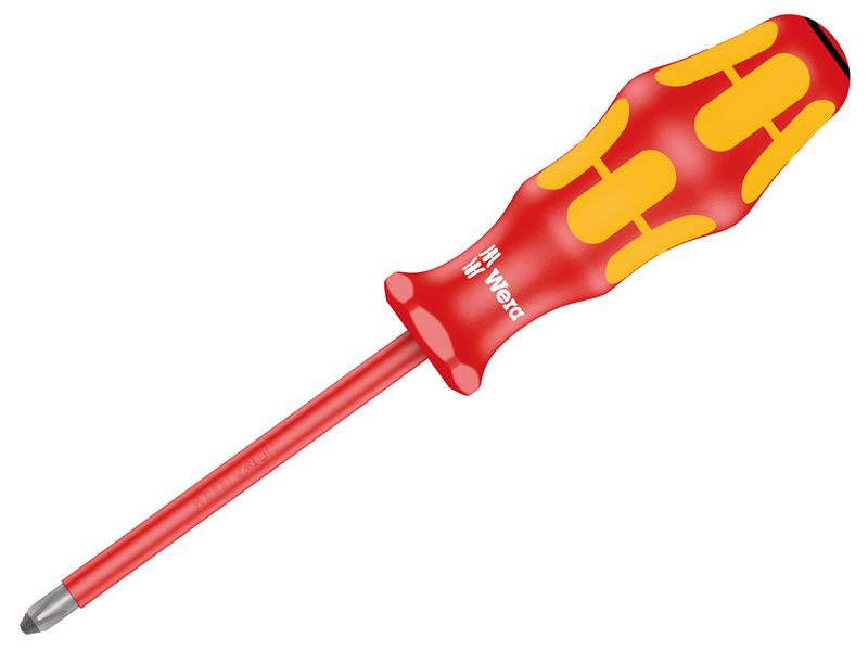 Kraftform Plus 165i VDE Insulated Screwdriver Pozidriv Tip PZ1 x 80mm