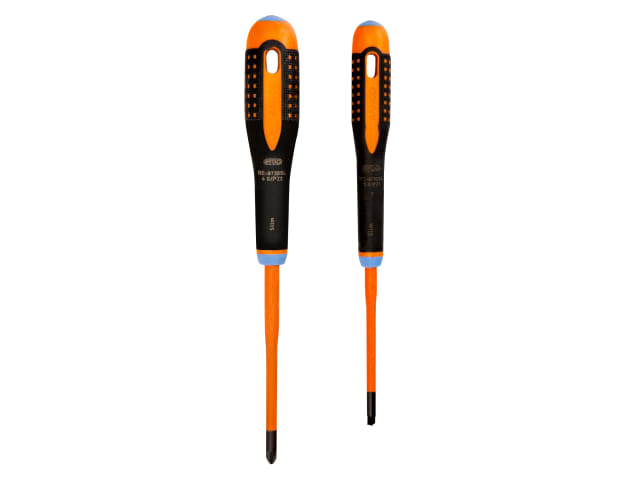 BE-9890SL ERGO Slim VDE Insulated Screwdriver Set, 2 Piece