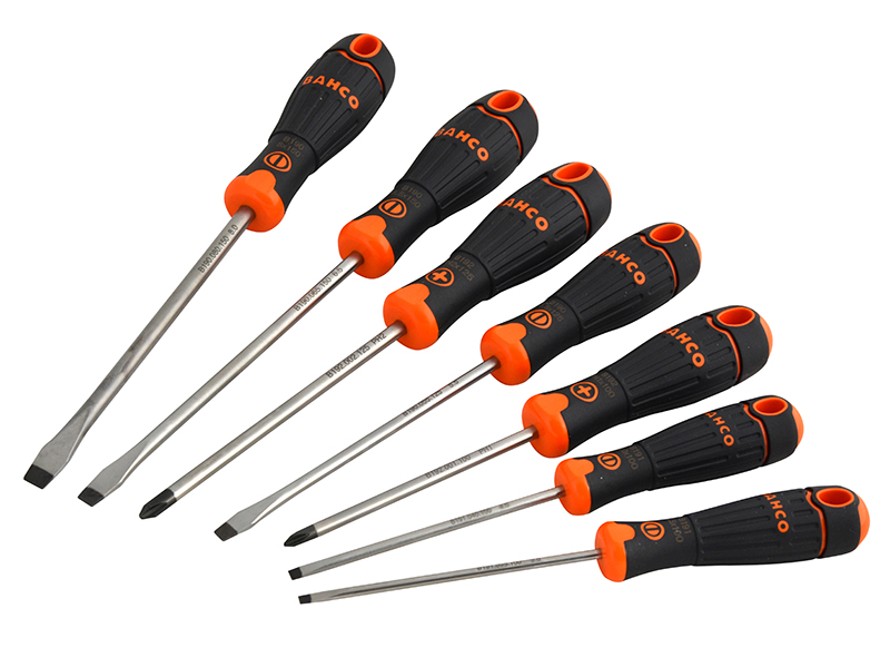 B219.017 BAHCOFIT Screwdriver Set, 7 Piece