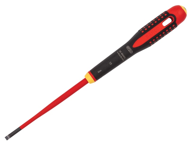 ERGO Slim VDE Insulated Slotted Screwdriver 4.0 x 100mm