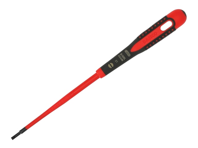 ERGO Slim VDE Insulated Slotted Screwdriver 3.0 x 100mm