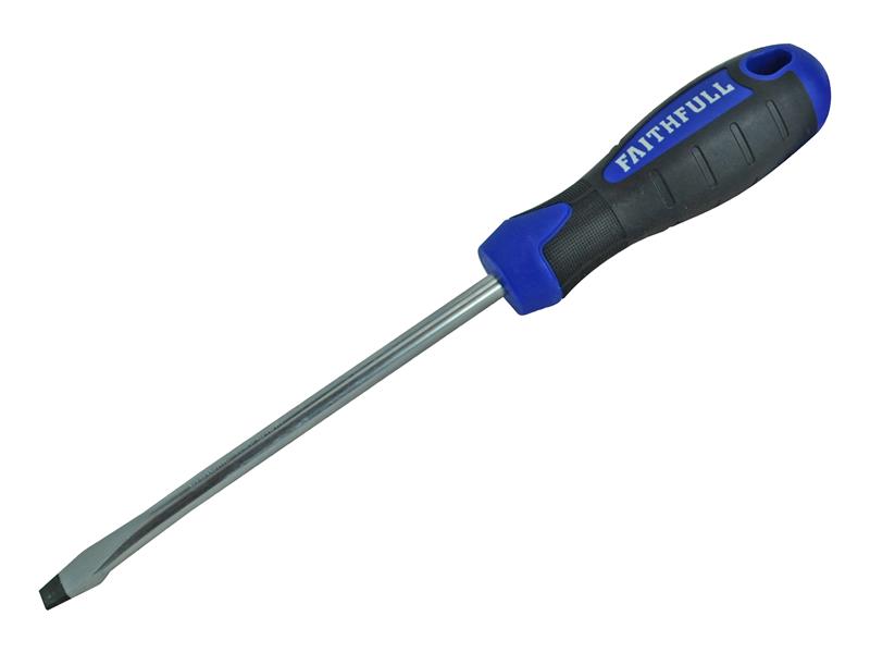 Soft Grip Screwdriver Flared Slotted Tip 10.0 x 200mm