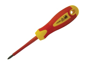 VDE Soft Grip Screwdriver Phillips Tip PH1 x 80mm