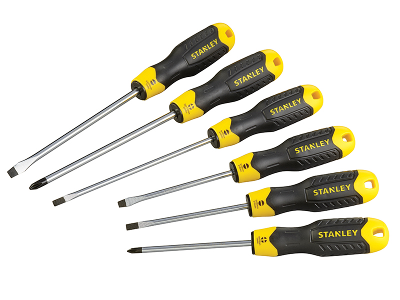 Cushion Grip Screwdriver Set, 6 Piece