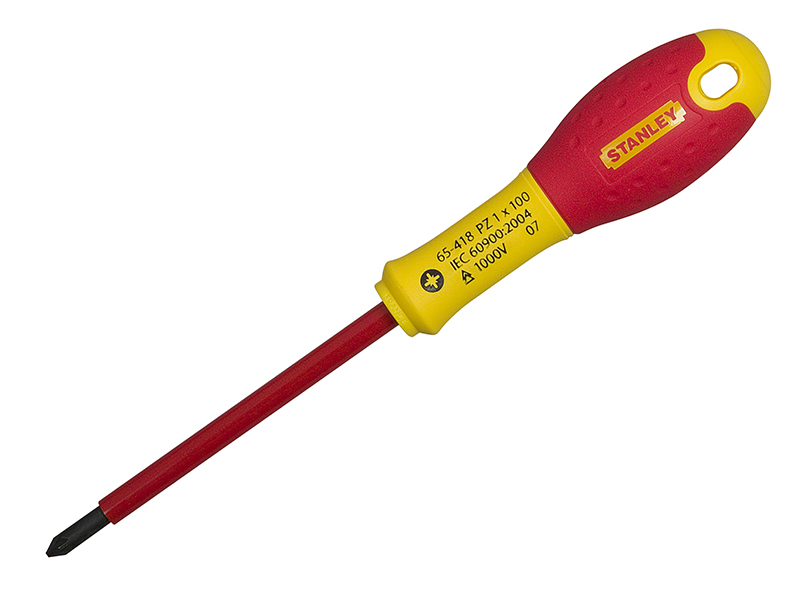 FatMax® VDE Insulated Screwdriver Pozidriv Tip PZ0 x 75mm