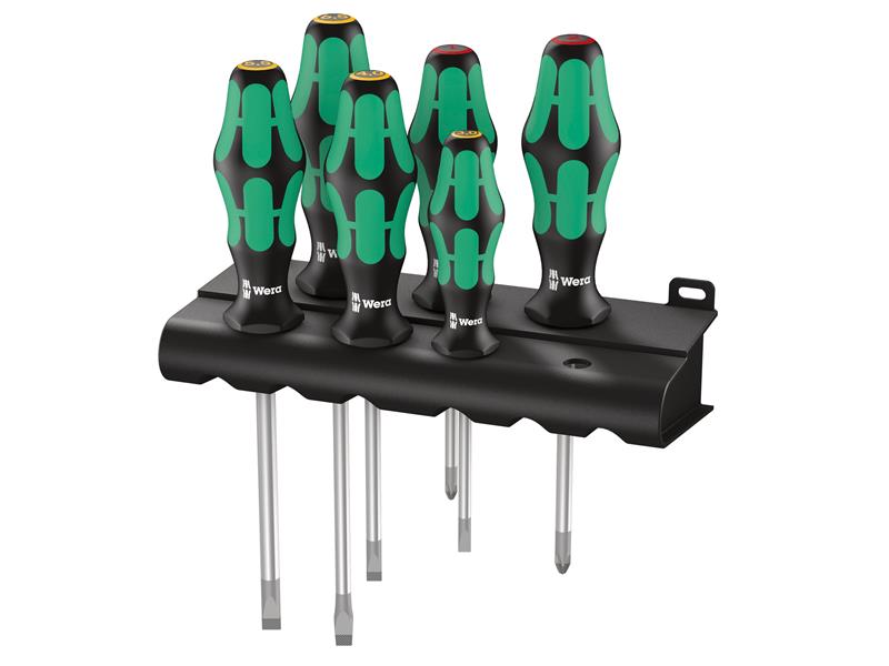 Kraftform 334/6 Lasertip Screwdriver Set, 6 Piece