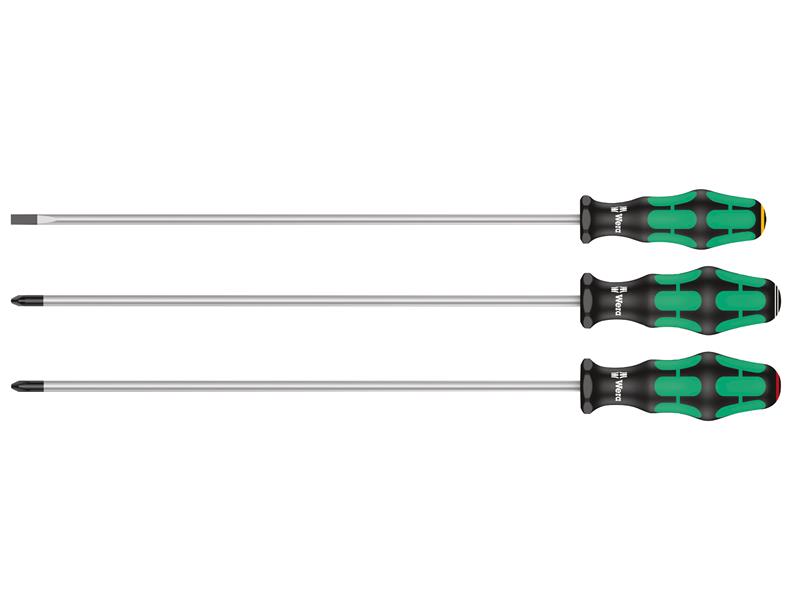 Kraftform Plus Long Screwdriver Set, 3 Piece