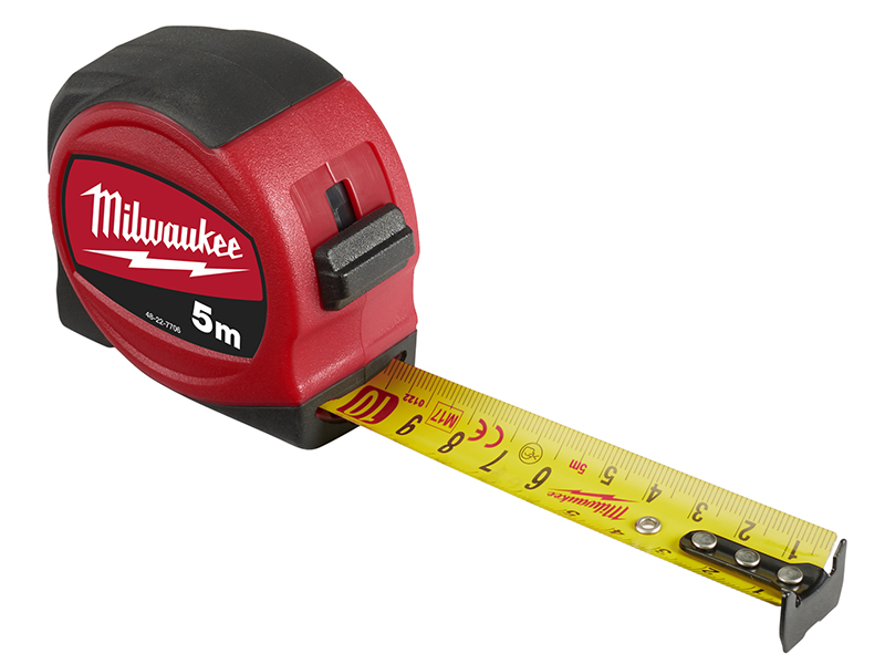 Slimline Tape Measure 5m (Width 25mm) (Metric Only)