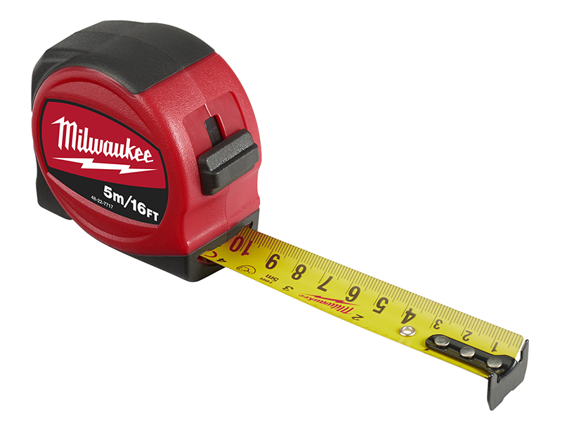 Slimline Tape Measure 5m/16ft (Width 25mm)