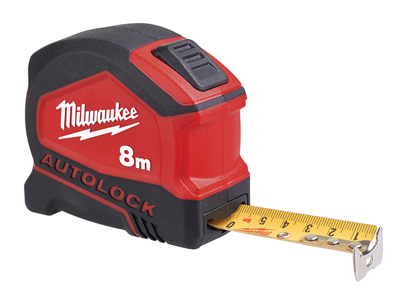 Autolock Tape Measure 8m (Width 25mm) (Metric only)