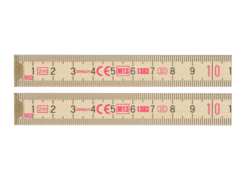 Wooden Folding Rule 2m