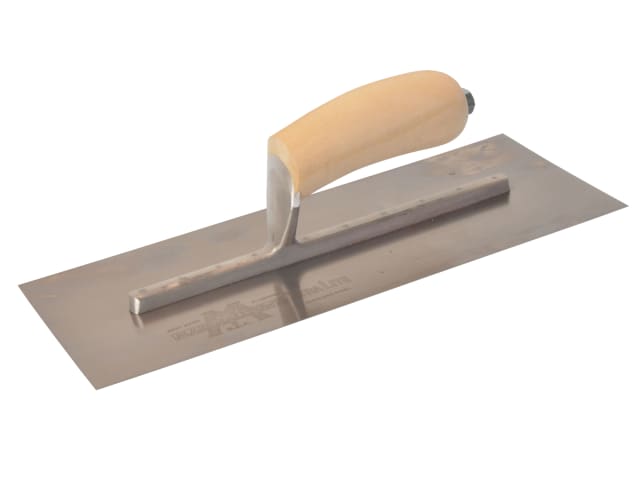 MXS13SS Plasterer's Finishing Trowel Stainless Steel Wooden Handle 13 x 5in